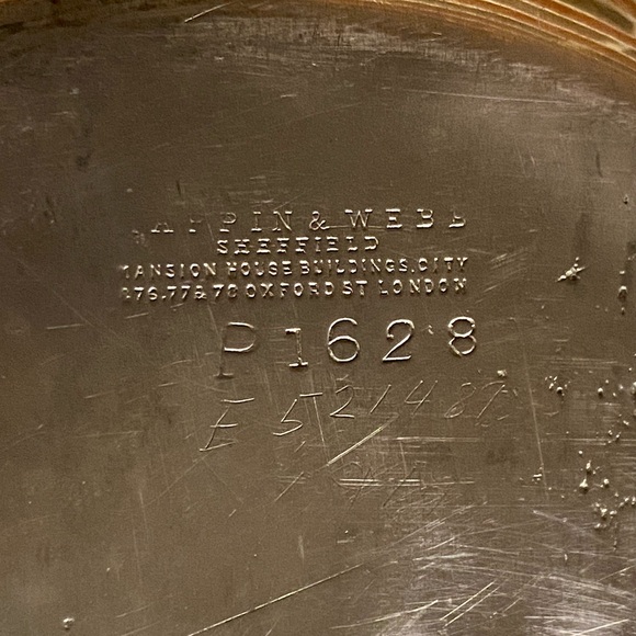 1930s Mappin & Webb’s Silver-Plate London Sheffield Oval Lidded Serving Dish 12” - Picture 7 of 10